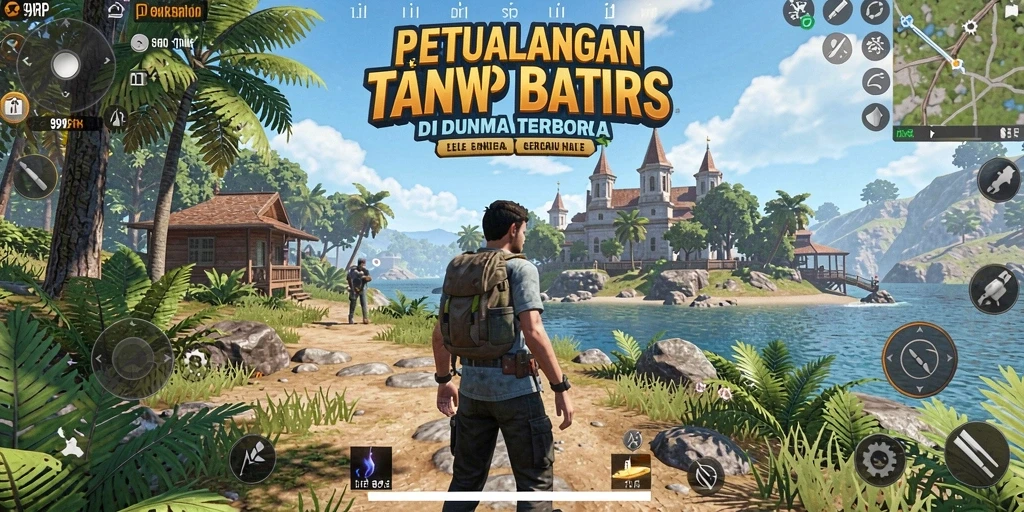 Tampilan gameplay 99RP di dunia terbuka yang luas.