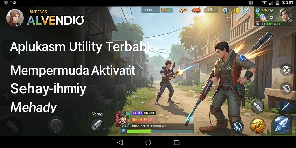 Tampilan antarmuka aplikasi ALVENDO yang user-friendly dan fungsional.