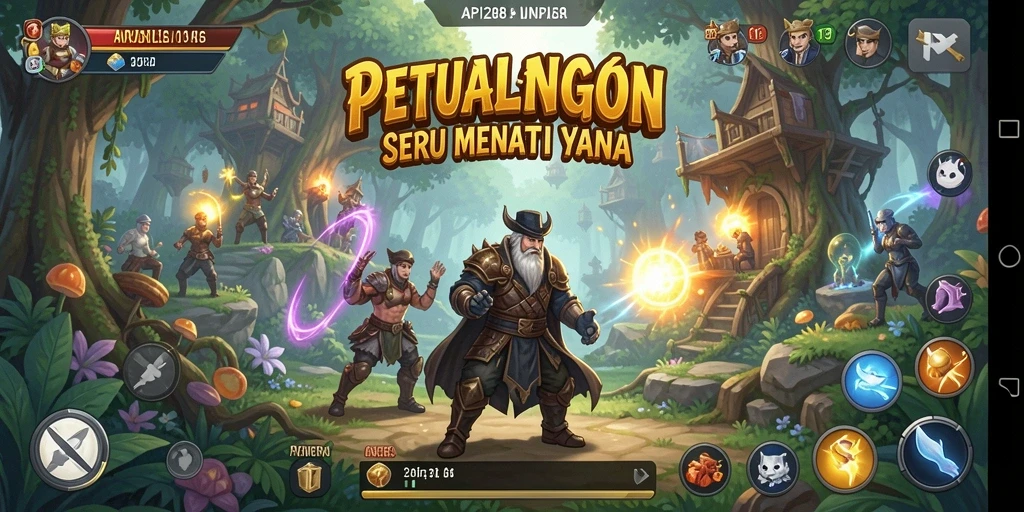 Screenshot gameplay API288 yang menunjukkan petualangan yang mendebarkan.