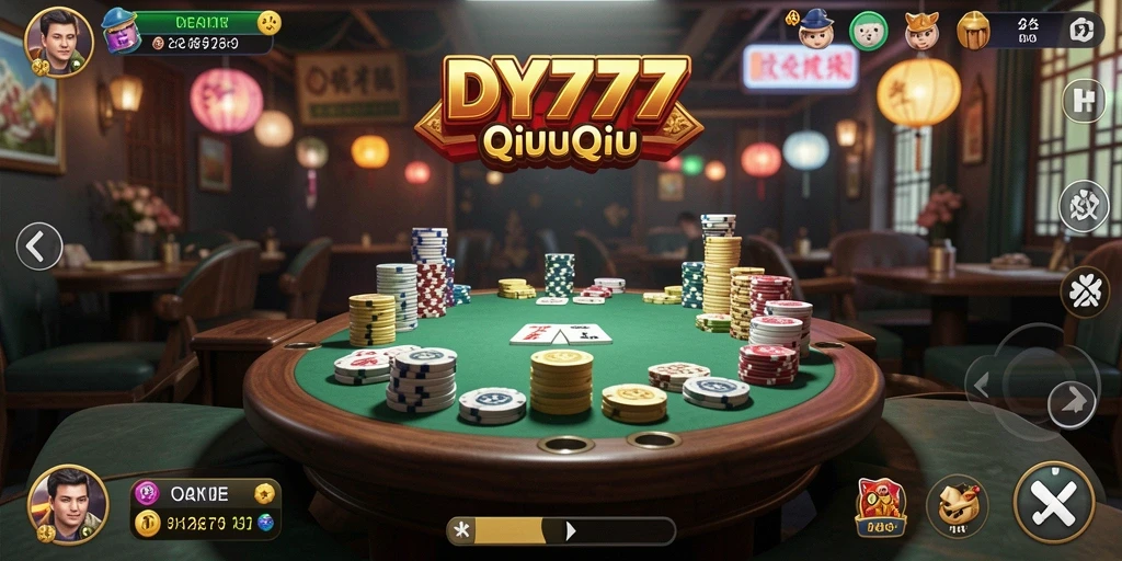 Tampilan gameplay QiuQiu yang seru dan interaktif.