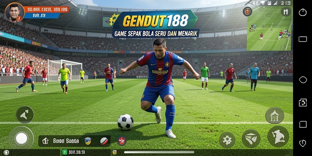 Gameplay seru di GENDUT188 dengan momen gol menegangkan.