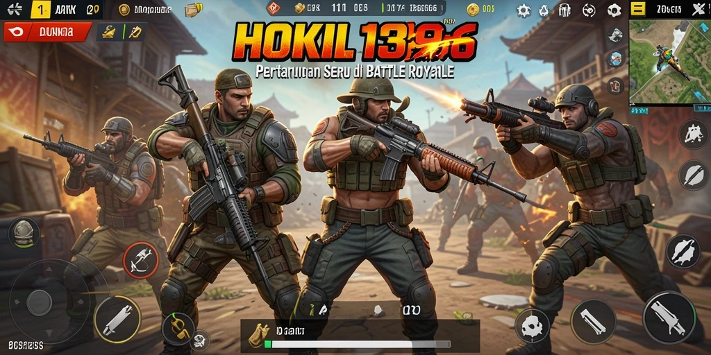 Gameplay HOKI138 Battle Royale yang epik dan mendebarkan.