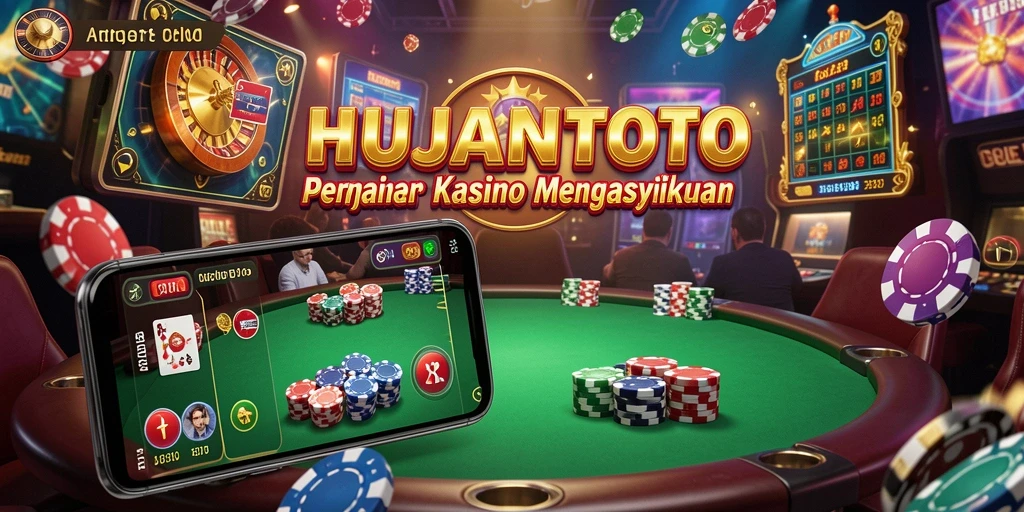 Tangkapan layar HUJANTOTO menampilkan gameplay Kasino yang menarik dan interaktif.