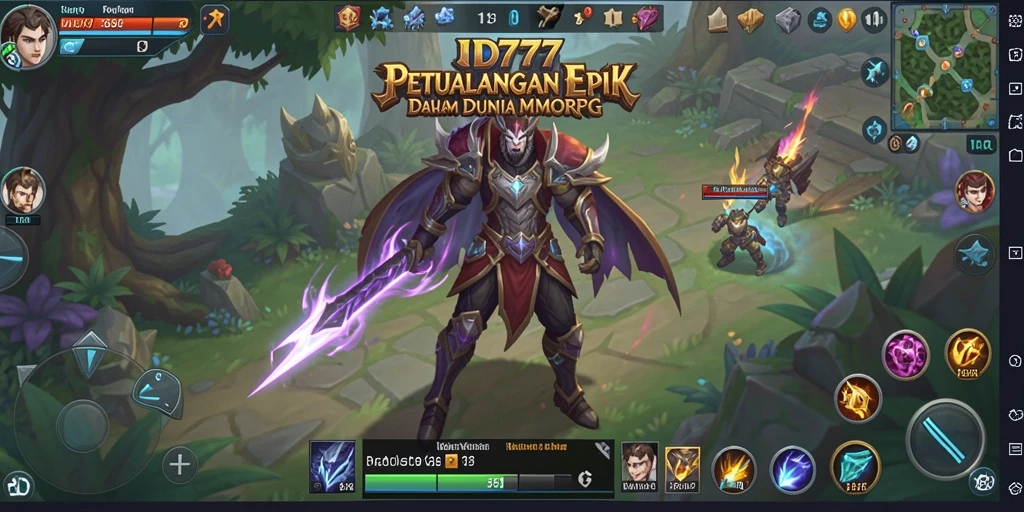 Tampilan utama gameplay ID777 yang epik dan interaktif.