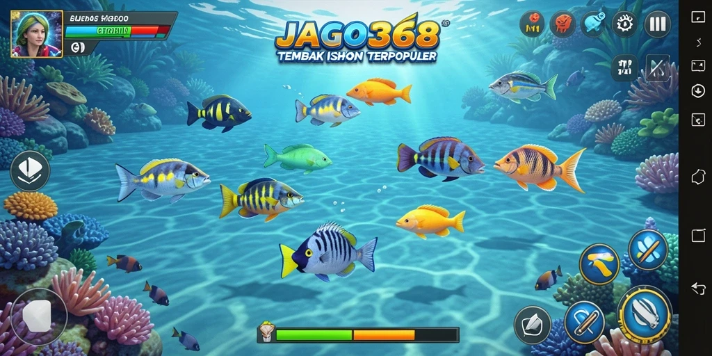 Screenshot gameplay JAGO368 yang penuh warna dan seru.