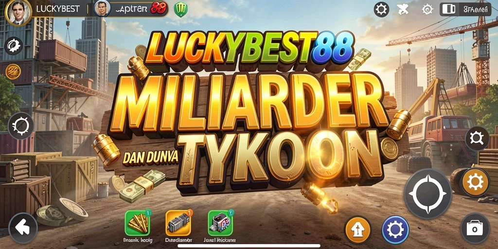 Tangkapan layar gameplay LUCKYBEST88 yang menunjukkan aksi membangun bisnis.