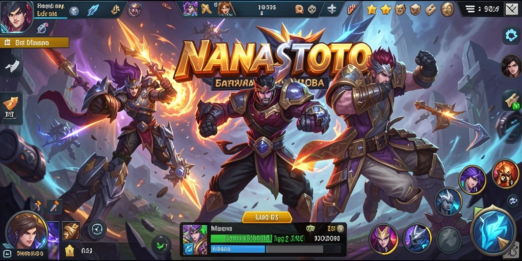 Tampilan gameplay NANASTOTO yang seru dan mendebarkan.