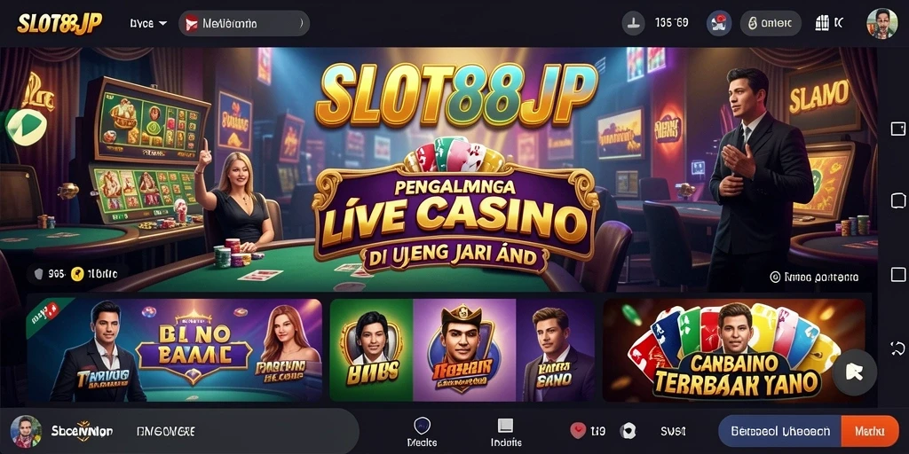 Gameplay SLOT88JP yang menarik dalam suasana Live Casino.