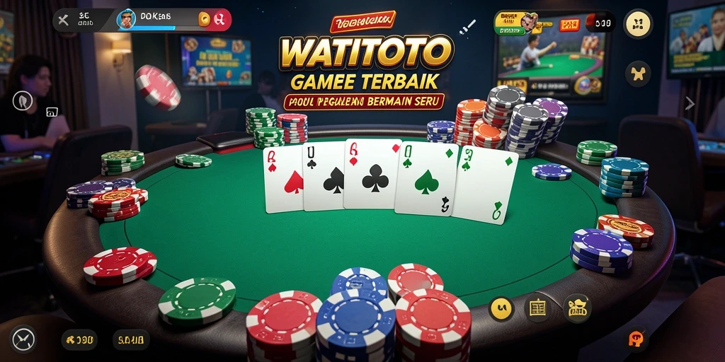 Tangkap momen seru gameplay Poker di WATITOTO.
