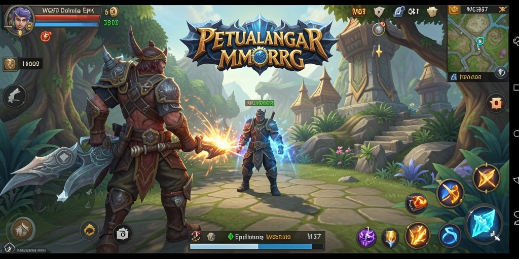 Gameplay seru dalam dunia MMORPG di WG87 dengan grafis menawan.
