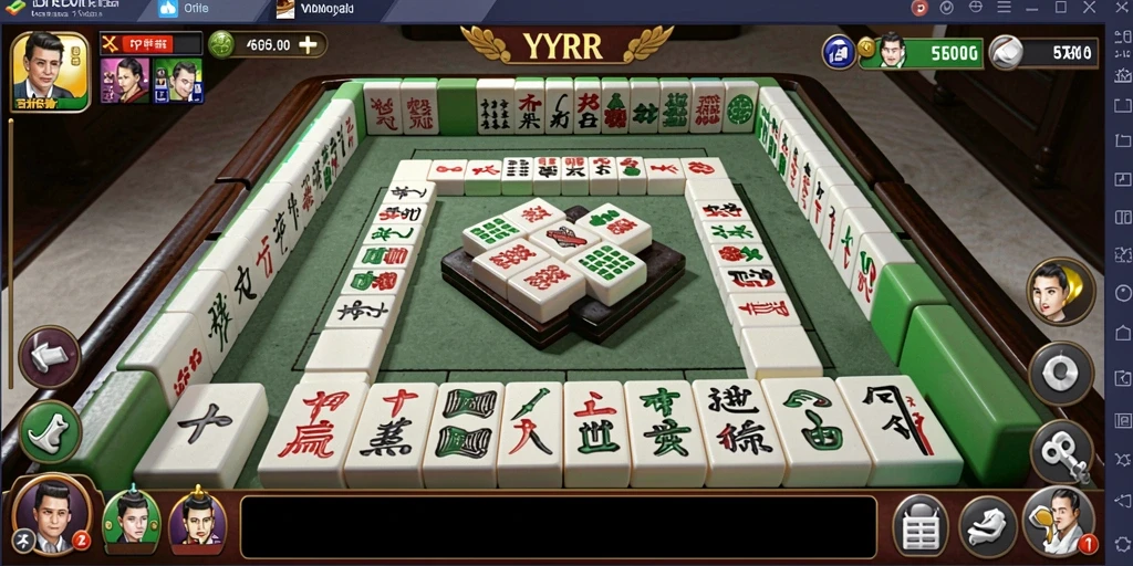 Gameplay Mahjong yang menarik dan penuh warna.